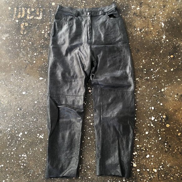 Tach Clothing Ava Pants Black Leather - Picture 5 of 6